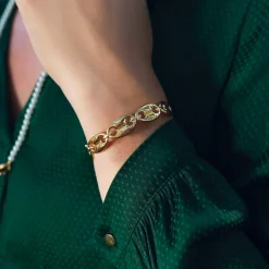 Femme Luzaka Bracelets<Jonc Vanilla acier doré or