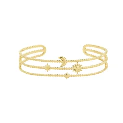 Femme Luzaka Bracelets<Jonc Vénus acier doré or