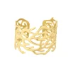 Femme Luzaka Bracelets<Manchette Marina acier doré or