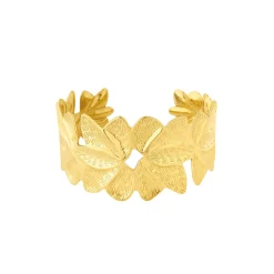 Femme Luzaka Bracelets<Manchette Sofia acier doré or