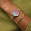 Femme Luzaka Montres Femme<Montre Paloma pailletée acier doré