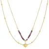 Femme Luzaka Colliers<Multi rangs Dana acier doré or