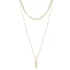 Femme Luzaka Colliers<Multi rangs Jade blanc doré or
