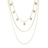 Femme Luzaka Colliers<Multi rangs Losanges doré