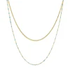 Femme Luzaka Colliers<Multirangs Capucine Bleu