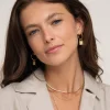 Femme Luzaka Colliers<Multirangs Duo acier doré perles