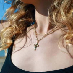 Femme Luzaka Colliers<Multirangs Roma acier doré or