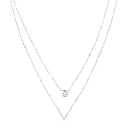Femme Luzaka Colliers<Multirangs V Argent 925 rhodié