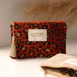 Luzaka Portefeuilles & Pochettes<Pochette Léo terracotta