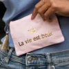Luzaka Portefeuilles & Pochettes<Pochette message La vie est belle