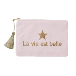 Luzaka Portefeuilles & Pochettes<Pochette message La vie est belle