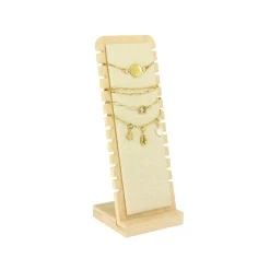 Luzaka Accessoires<Présentoir bois et lin BRACELETS OU COLLIERS