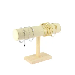 Luzaka Accessoires<Présentoir bois et lin pour Bracelets ou montres