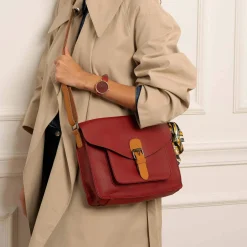 Luzaka Sacs<Sac à main Josy rouge