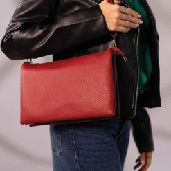 Luzaka Sacs<Sac à main Lisa rouge