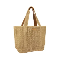 Luzaka Sacs<Sac à main paille pampelone naturel