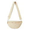 Luzaka Sacs<Sac Banane Erika velours Crème