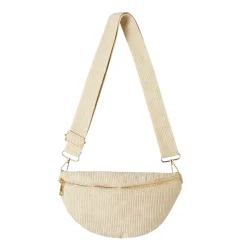 Luzaka Sacs<Sac Banane Erika velours Crème