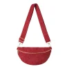 Luzaka Sacs<Sac Banane Erika velours bordeaux