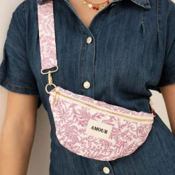 Luzaka Sacs<Sac Banane Flavie rose