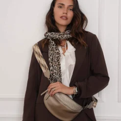 Luzaka Sacs<Sac Banane Paola doré