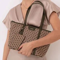 Luzaka Sacs<Sac cabas Louise kaki