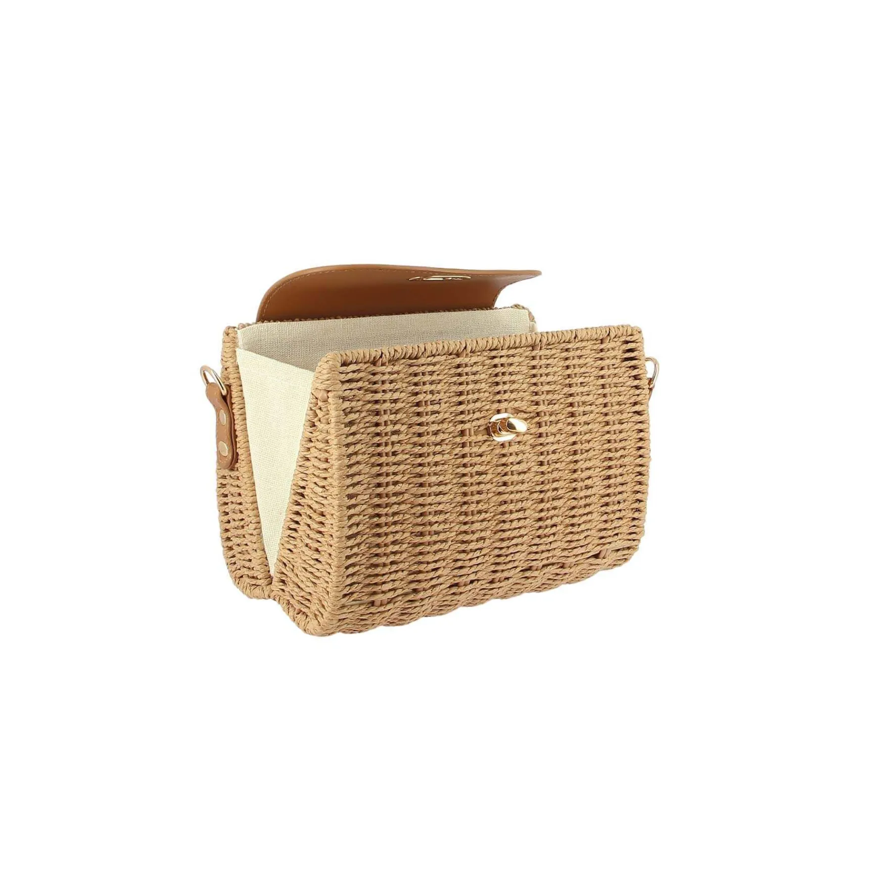 Luzaka Sacs<Sac Paille rigide Monica