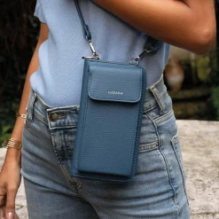 Luzaka Sacs|Portefeuilles & Pochettes<Sac Portefeuille vertical bleu jean