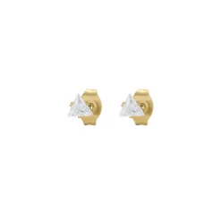 Femme Luzaka Boucles<Set 3 boucles Celeste acier doré or