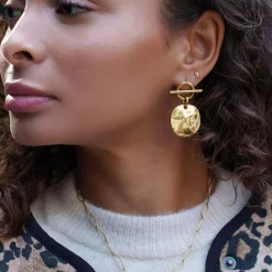 Femme Luzaka Boucles<Set 3 paires de boucles Aténa acier doré or